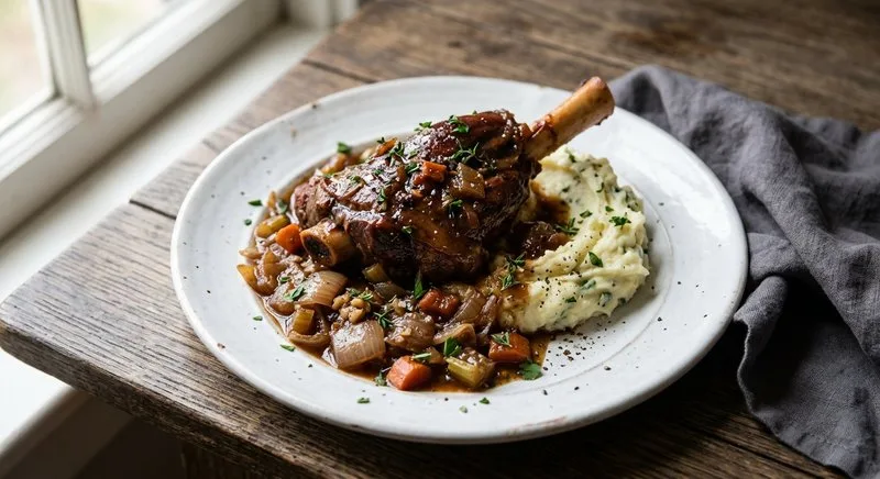 Gluten-Free Braised Lamb Shanks