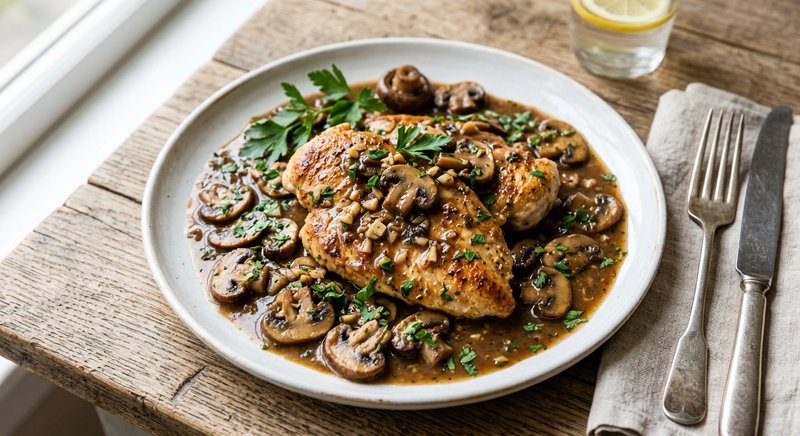 Gluten-Free Chicken Marsala — dinner recipe, serves 4