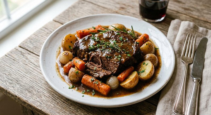 Gluten-Free Classic Pot Roast — dinner recipe, serves 4