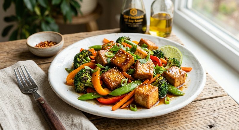 Gluten-Free Crispy Tofu Stir-Fry — dinner recipe, serves 4