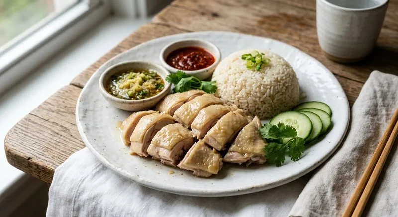 Gluten-Free Hainanese Chicken Rice