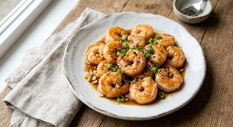 Gluten-Free Honey Garlic Shrimp