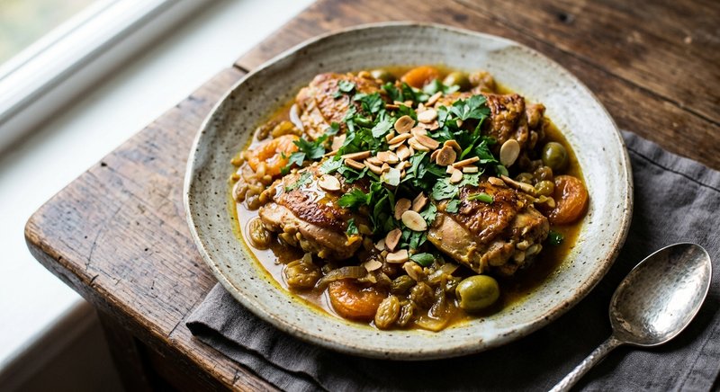 Gluten-Free Moroccan Chicken Tagine — dinner recipe, serves 4