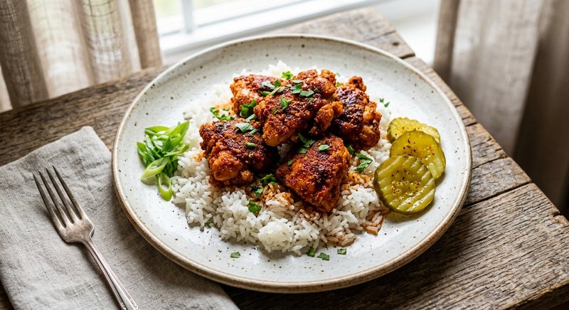 Gluten-Free Nashville Hot Chicken — dinner recipe, serves 4
