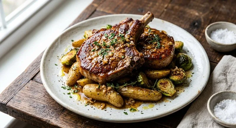 Gluten-Free Pan-Seared Pork Chops