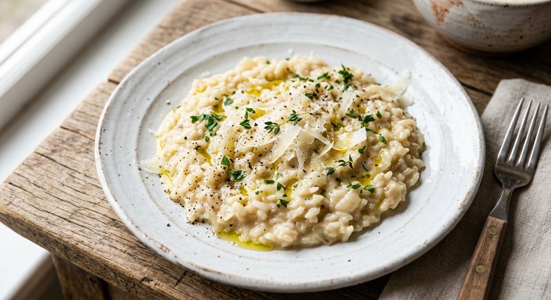Gluten-Free Risotto with Parmesan — dinner recipe, serves 4