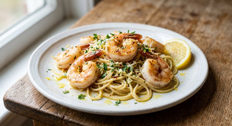 Gluten-Free Shrimp Scampi — dinner recipe, serves 4