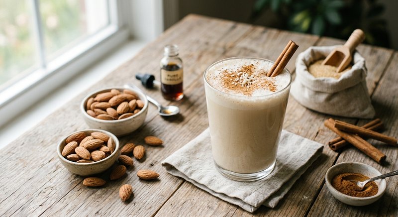 Gluten-Free Almond Milk Horchata — drinks and smoothies recipe, serves 2