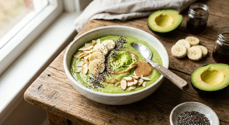 Gluten-Free Avocado Banana Smoothie