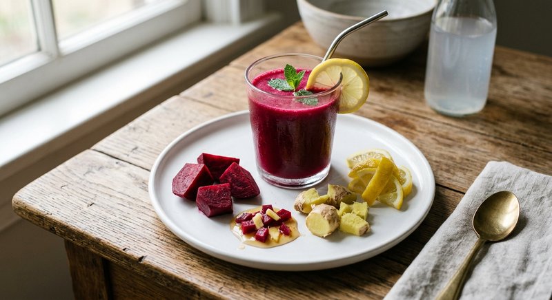Gluten-Free Beet and Ginger Juice — drinks and smoothies recipe, serves 2