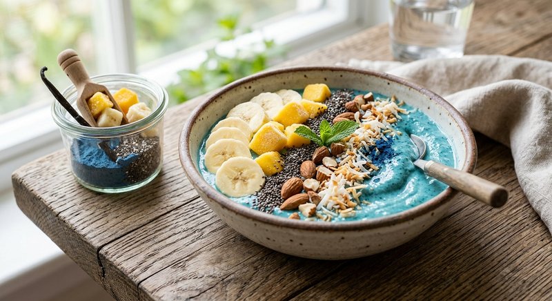 Gluten-Free Blue Majik Smoothie — drinks and smoothies recipe, serves 2