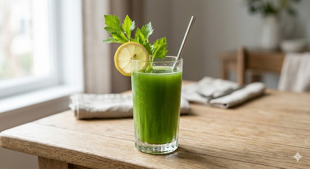 Gluten-Free Celery Juice — drinks and smoothies recipe, serves 2