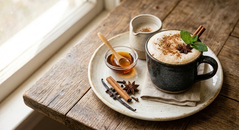 Gluten-Free Chai Spice Latte — drinks and smoothies recipe, serves 2