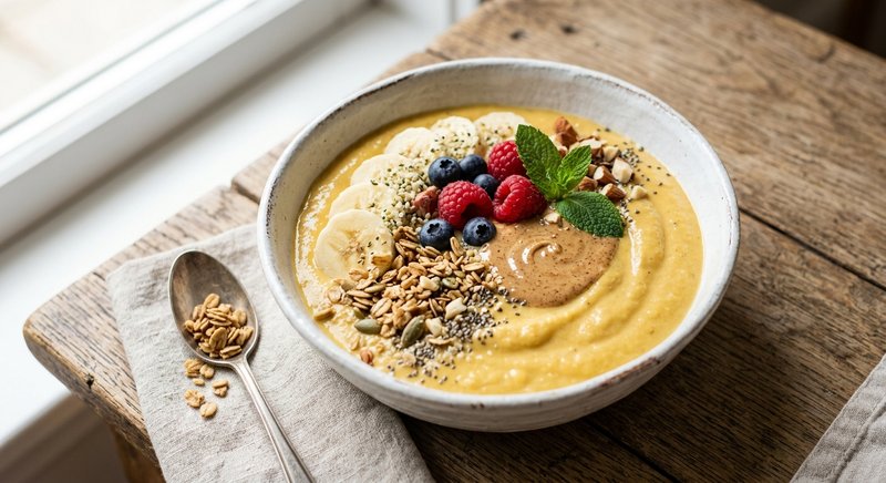 Gluten-Free Chickpea Protein Shake — drinks and smoothies recipe, serves 2