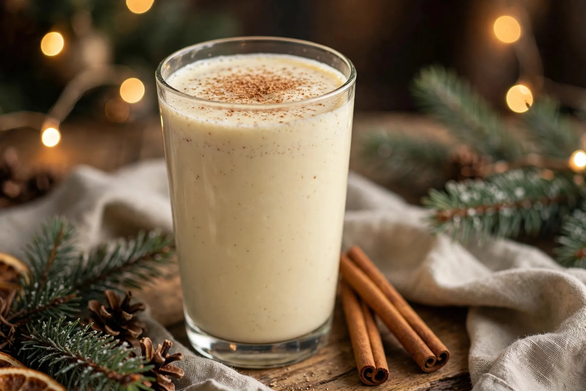 Gluten-free eggnog on a plate