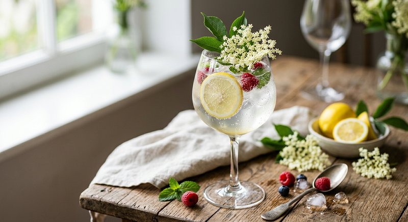 Gluten-Free Elderflower Spritzer — drinks and smoothies recipe, serves 2