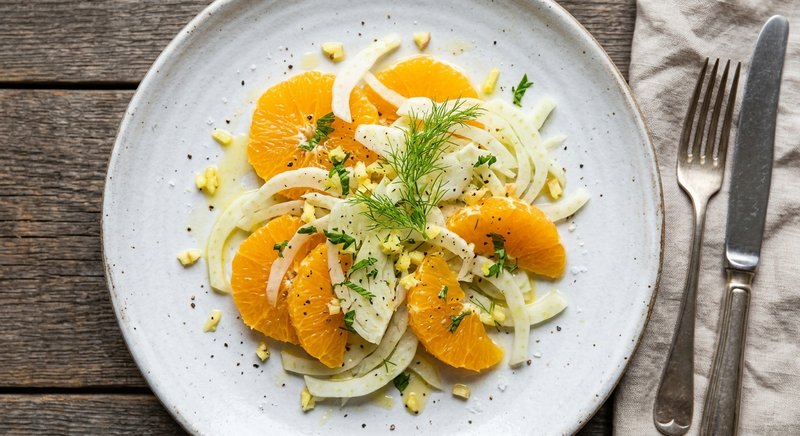 Gluten-Free Fennel Orange Juice — drinks and smoothies recipe, serves 2
