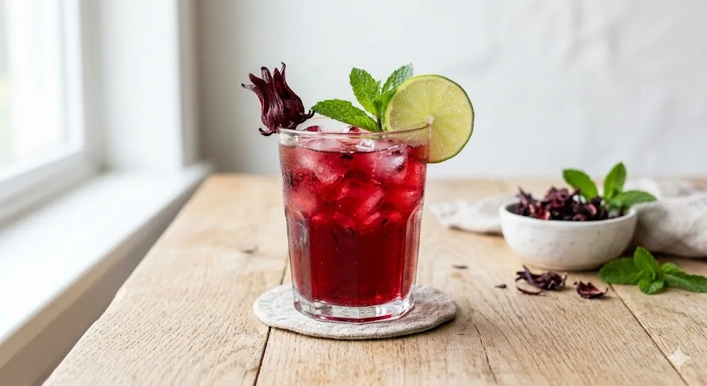 Gluten-Free Hibiscus Agua Fresca