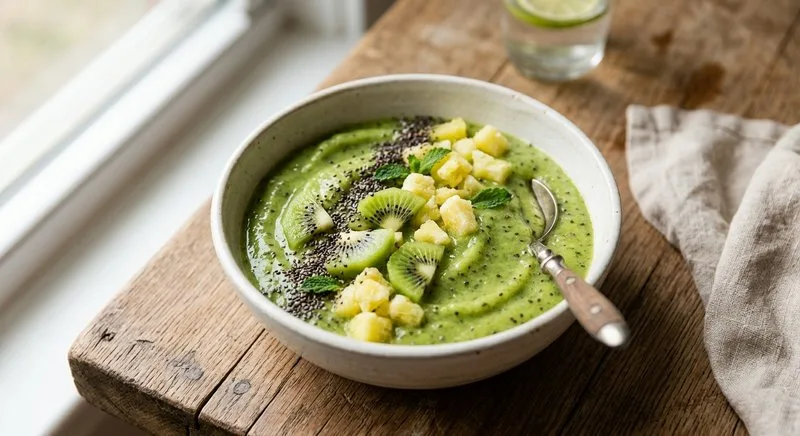 Gluten-Free Kiwi Lime Smoothie