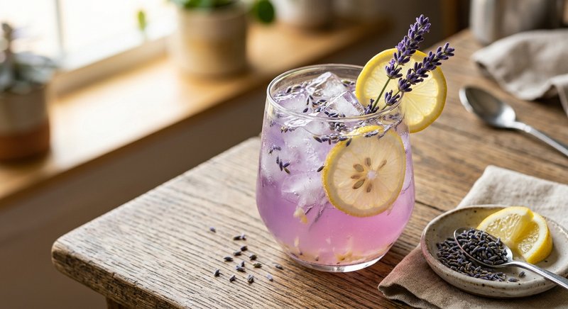Gluten-Free Lavender Lemonade — drinks and smoothies recipe, serves 2