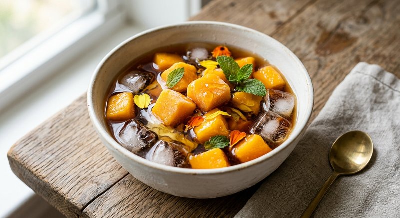 Gluten-Free Mango Black Tea — drinks and smoothies recipe, serves 2