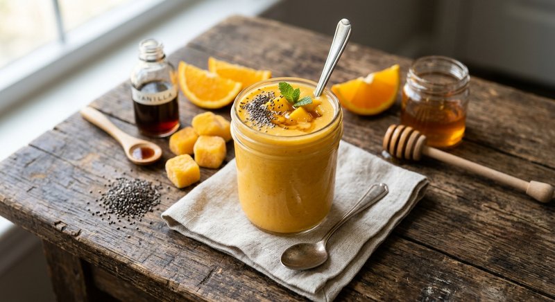 Gluten-Free Mango Orange Kids Smoothie — drinks and smoothies recipe, serves 2