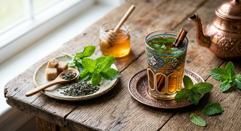 Gluten-Free Moroccan Mint Tea — drinks and smoothies recipe, serves 2