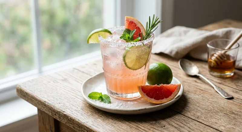 Gluten-Free Paloma Style Mocktail