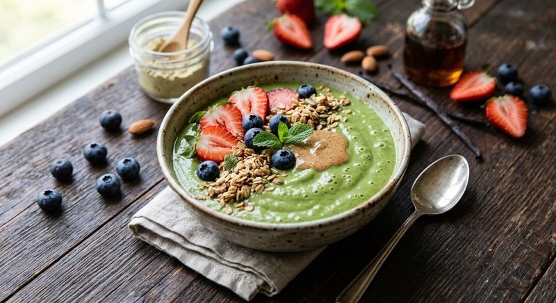 Gluten-Free Pea Protein Smoothie — drinks and smoothies recipe, serves 2