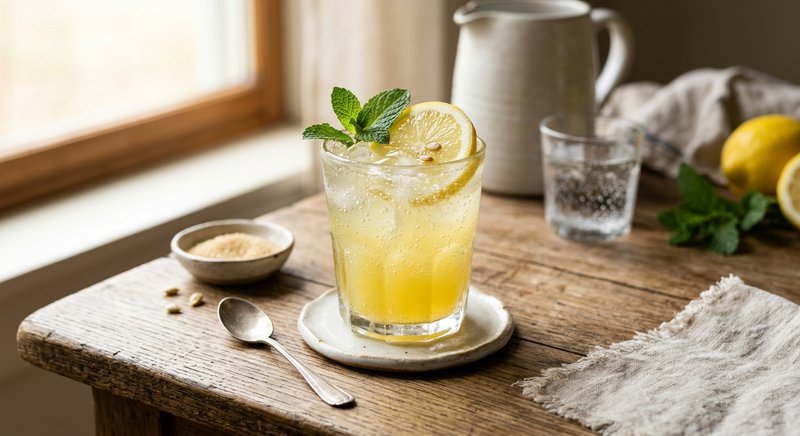 Gluten-Free Sparkling Lemonade — drinks and smoothies recipe, serves 2