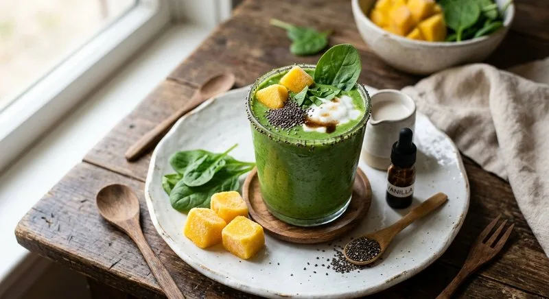 Gluten-Free Spinach Mango Smoothie