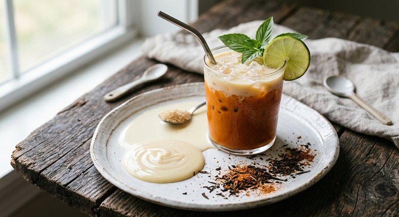 Gluten-Free Thai Iced Tea — drinks and smoothies recipe, serves 2
