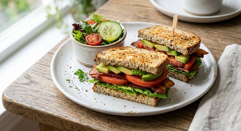 Gluten-Free BLT on Bread — lunch recipe, serves 4