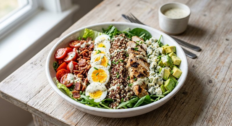 Gluten-Free Cobb Salad — lunch recipe, serves 4