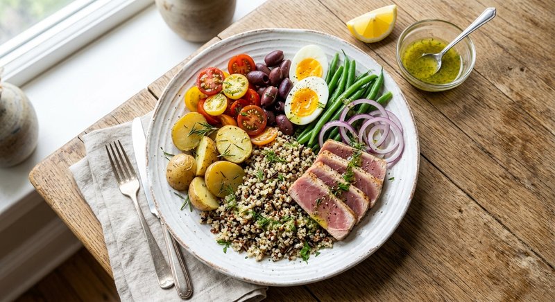 Gluten-Free Nicoise Salad — lunch recipe, serves 4