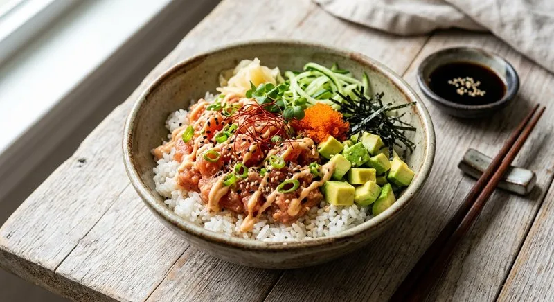 Gluten-Free Spicy Tuna Hand Roll Bowl
