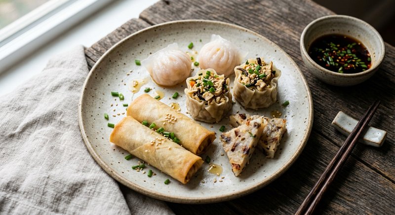 Gluten-Free Chinese Dim Sum Selection — party and appetizers recipe, serves 8