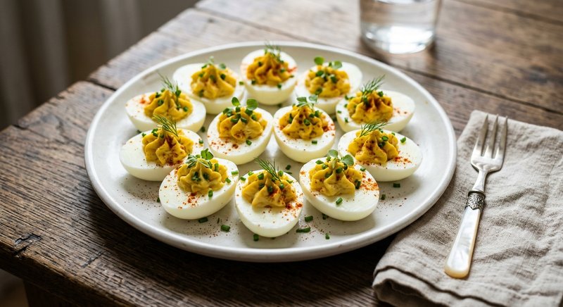 Gluten-Free Classic Deviled Eggs — party and appetizers recipe, serves 8