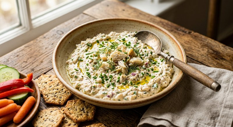 Gluten-Free Crab and Cream Cheese Dip — party and appetizers recipe, serves 8