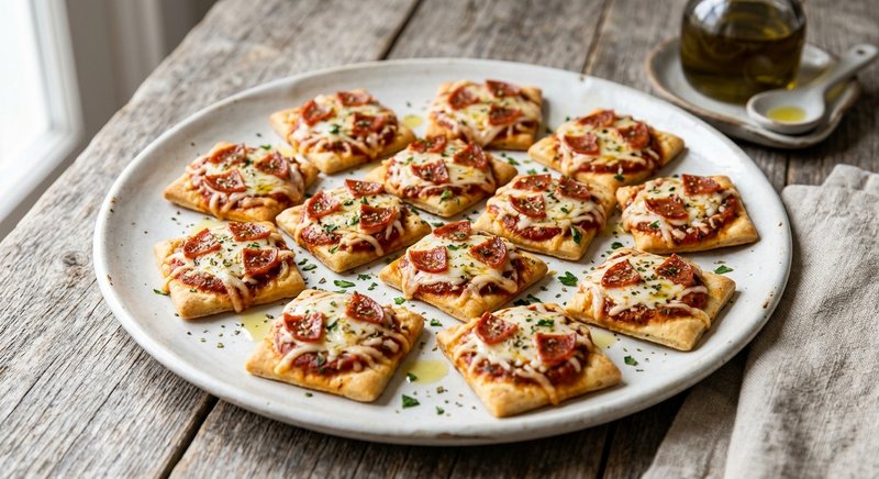 Gluten-Free Flatbread Pizza Bites — party and appetizers recipe, serves 8