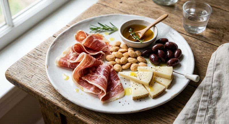 Gluten-Free Iberico Ham Platter — party and appetizers recipe, serves 8