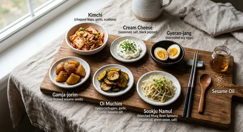 Gluten-Free Korean Banchan Board