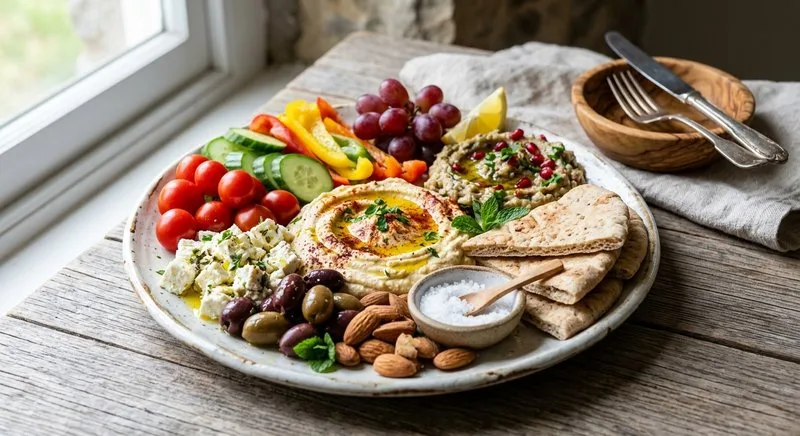 Gluten-Free Mediterranean Mezze Platter