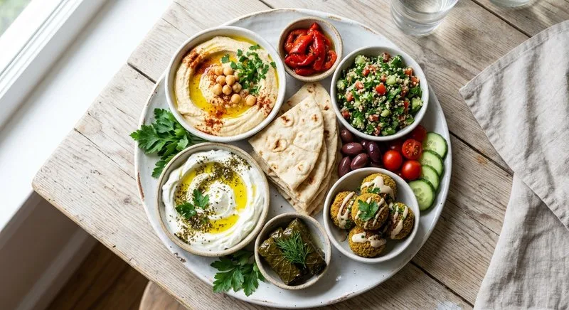 Gluten-Free Middle Eastern Mezze Board