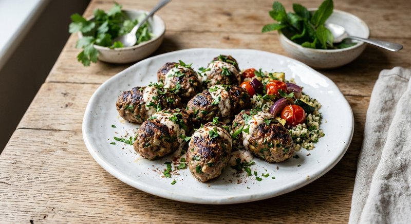 Gluten-Free Moroccan Kefta Bites — party and appetizers recipe, serves 8