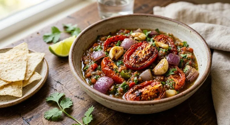 Gluten-Free Roasted Tomato Salsa
