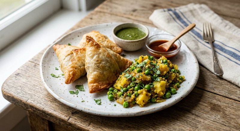 Gluten-Free Samosa GF with Rice Pastry — party and appetizers recipe, serves 8
