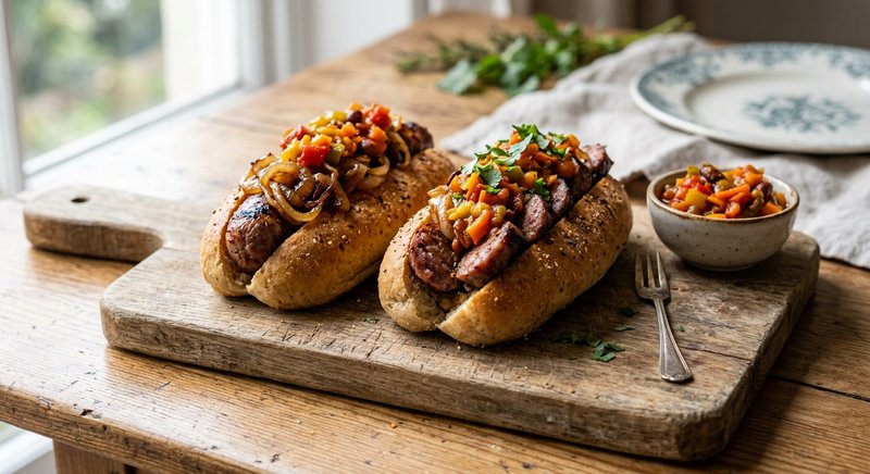 Gluten-Free South African Boerewors Rolls — party and appetizers recipe, serves 8