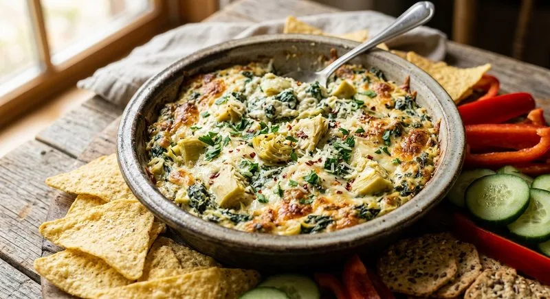 Gluten-Free Spinach Artichoke Dip
