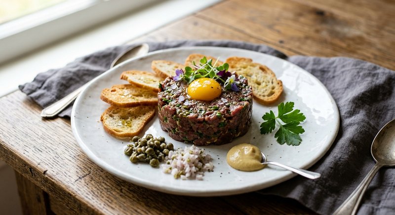 Gluten-Free Steak Tartare — party and appetizers recipe, serves 8
